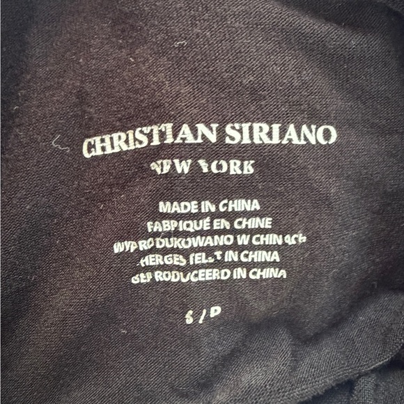 Christian Siriano Black Sleeveless Mock Neck Top - Picture 3 of 3